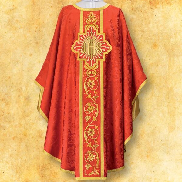Ornat haftowany "Massimo-Rosso"