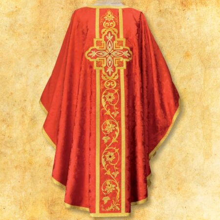 Ornat haftowany "Massimo-Rosso"