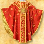 Ornat haftowany "Massimo-Rosso"
