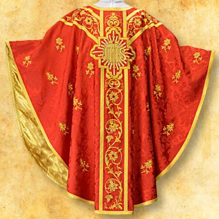 Ornat haftowany "Massimo-Rosso"