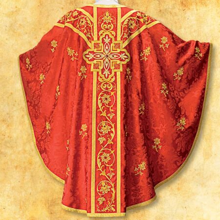Ornat haftowany "Massimo-Rosso"