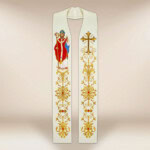 Stuła haftowana “Św. Marcin”