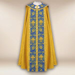 Kapa haftowana Muszle Św. Jakuba