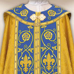 Kapa haftowana Muszle Św. Jakuba