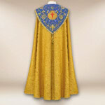 Kapa haftowana Muszle Św. Jakuba