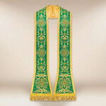 Stuła haftowana rzymska “Massimo-Verde”