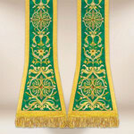 Stuła haftowana rzymska “Massimo-Verde”