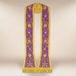 Stuła haftowana rzymska “Massimo-Viola”