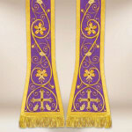 Stuła haftowana rzymska “Massimo-Viola”