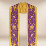 Stuła haftowana rzymska “Massimo-Viola”