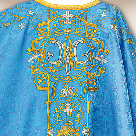 Ornat haftowany “Massimo-Blu”