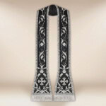 Stuła haftowana rzymska “Massimo-Nero”