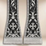 Stuła haftowana rzymska “Massimo-Nero”