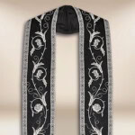 Stuła haftowana rzymska “Massimo-Nero”