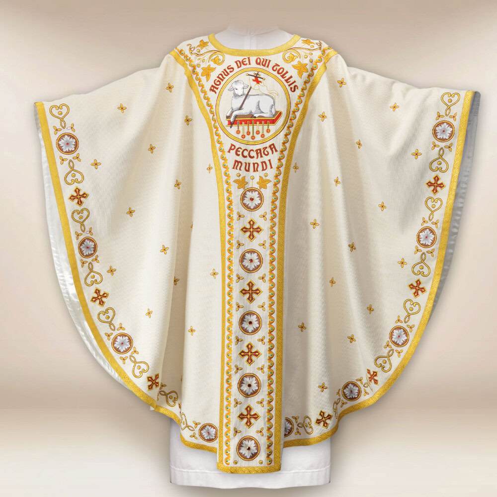 Ornat haftowany “Baranek Boży”