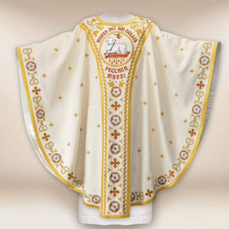 Ornat haftowany "Baranek Boży"