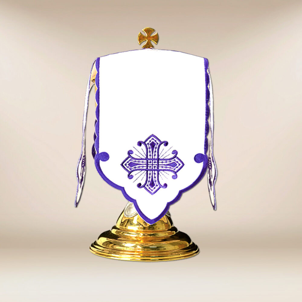 Sukienka na puszkę "Calvario" fioletowa