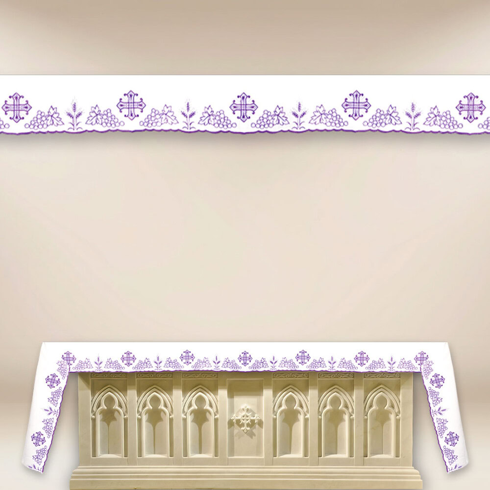 Obrus liturgiczny fioletowy Obrus liturgiczny fioletowy
