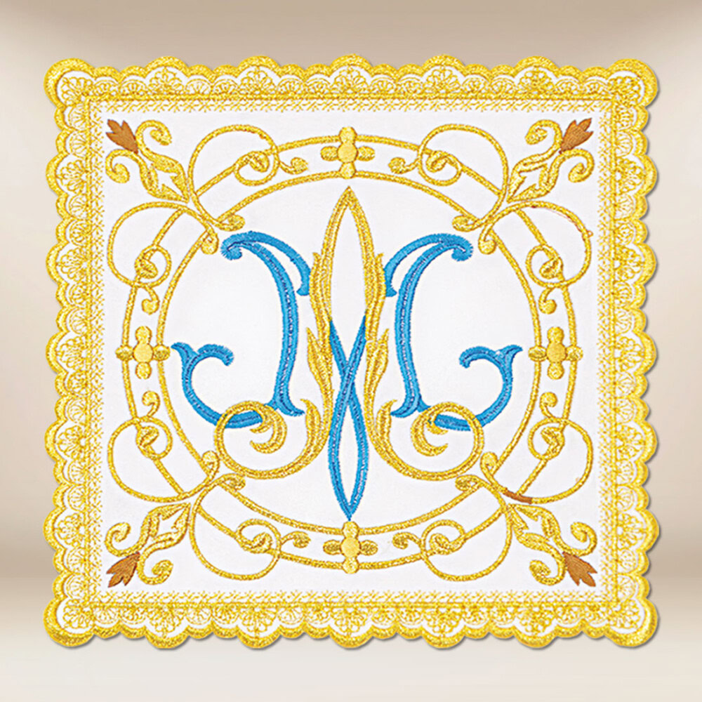 Palka bogato haftowana złotą nicią