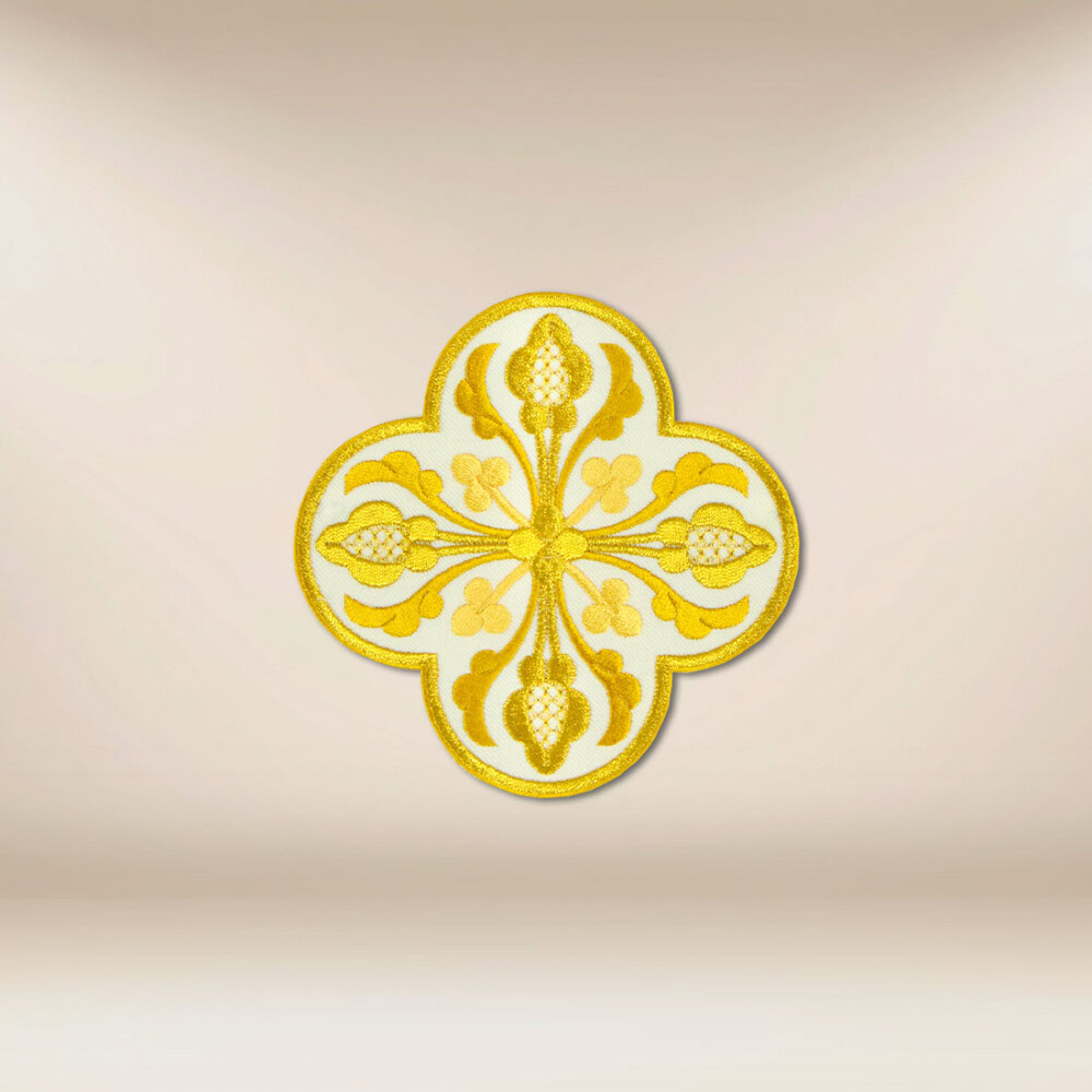 aplikacja haftowana krzyż