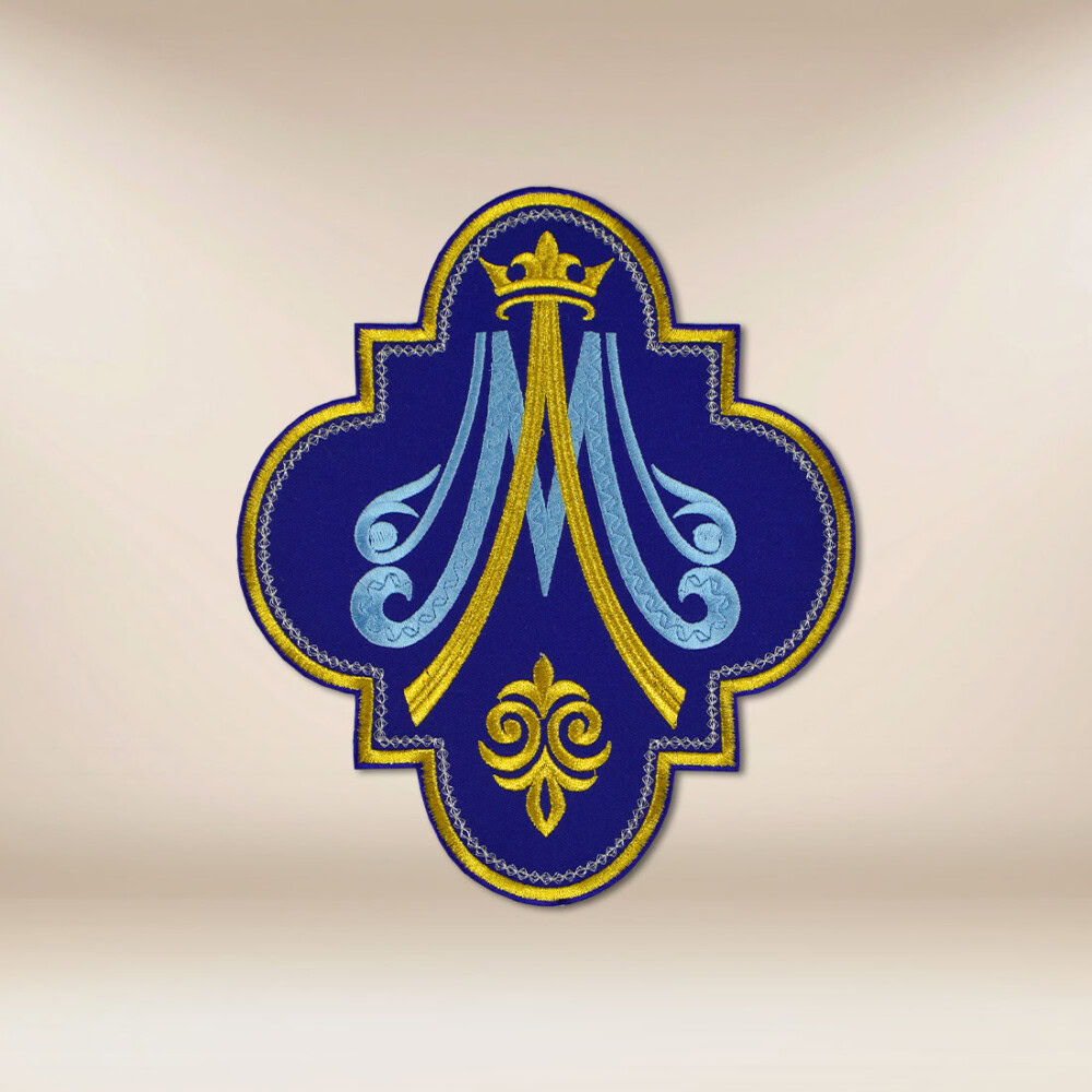 aplikacja haftowana Maryjna M