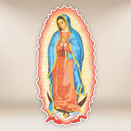 aplikacja haftowana Matka Boża z Guadalupe