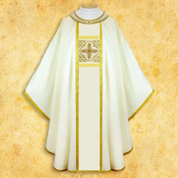 Ornat haftowany "Brillante-Bianco"