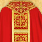 Ornat haftowany "Brillante-Rosso"