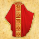 Ornat haftowany "Brillante-Rosso"