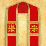 Ornat haftowany "Brillante-Rosso"