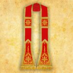 Ornat haftowany "Brillante-Rosso"
