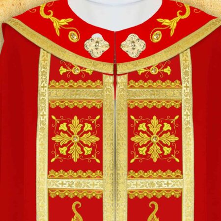 Ornat haftowany "Brillante-Rosso"