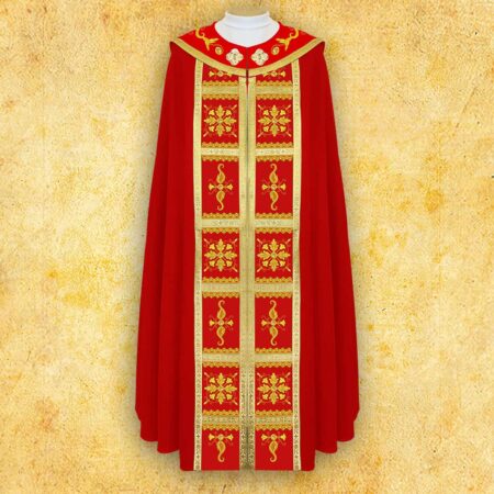 Ornat haftowany "Brillante-Rosso"