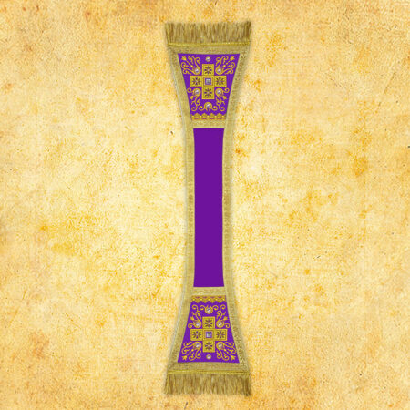 Manipularz haftowany "Brillante-Viola"