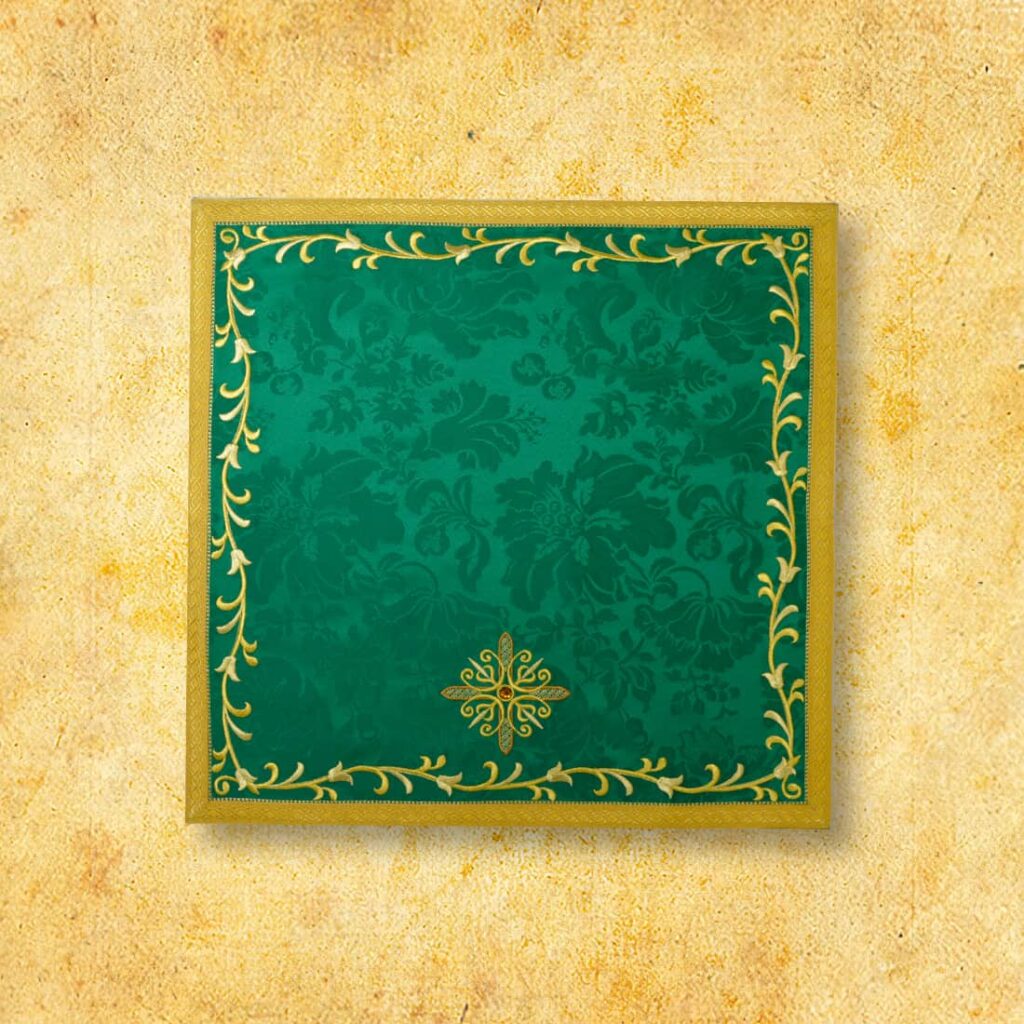 Welon liturgiczny na kielich zielony