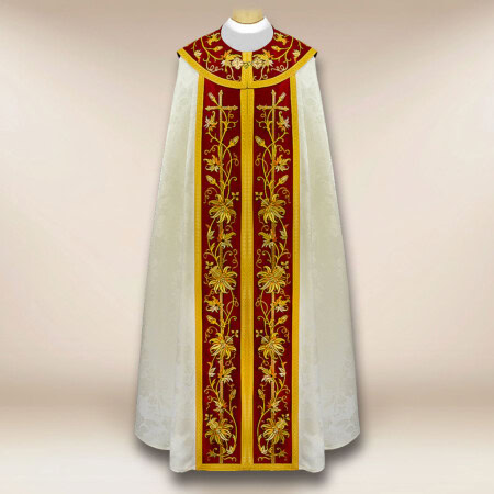 Kapa haftowana „Classico Bianco”