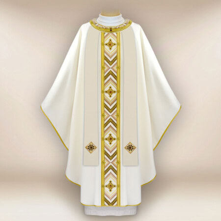 Ornat haftowany "Moderno Carisma" ecru