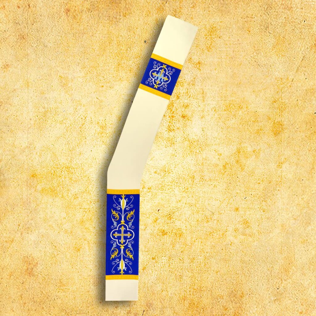 Stuła haftowana diakońska "Loreto"