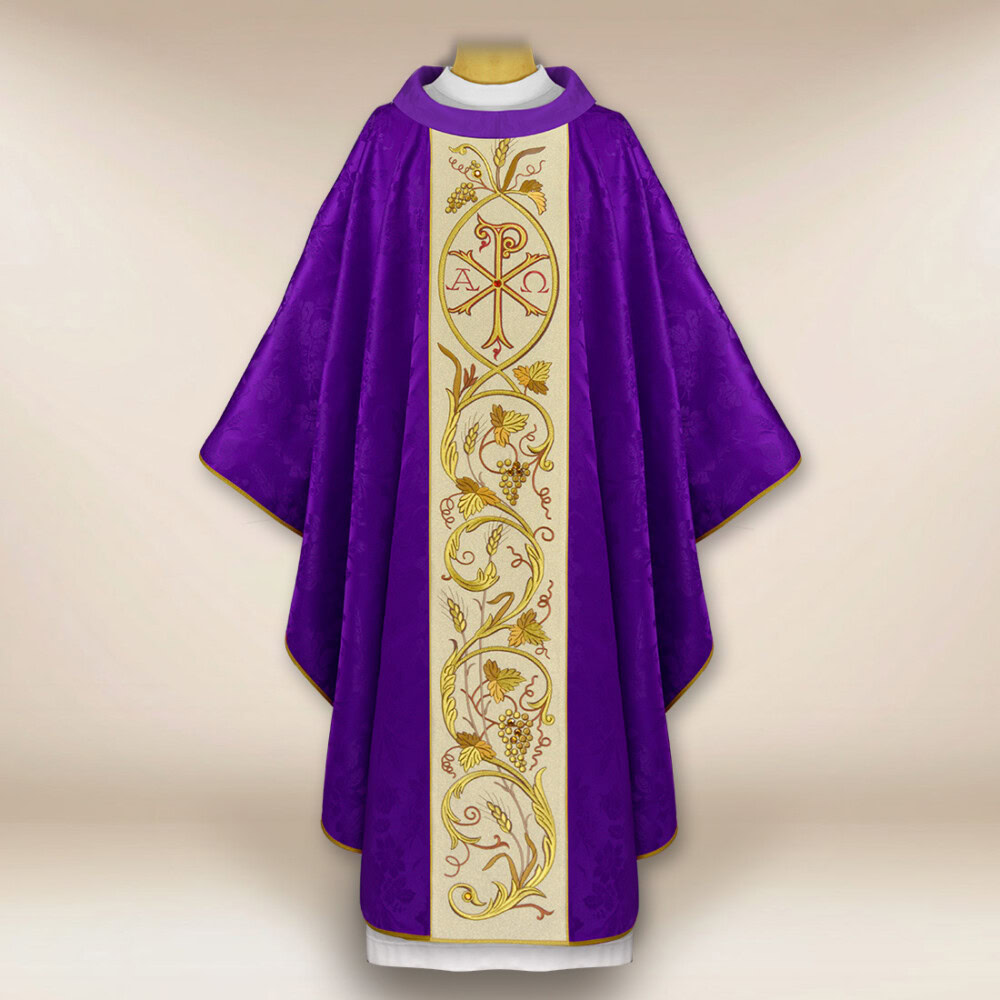 Ornat haftowany „PX Christum”