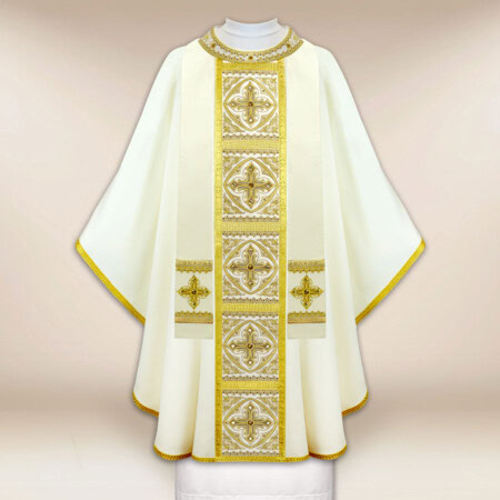 Ornat haftowany „Brillante-Bianco”