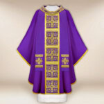 Ornat haftowany „Brillante-Viola”