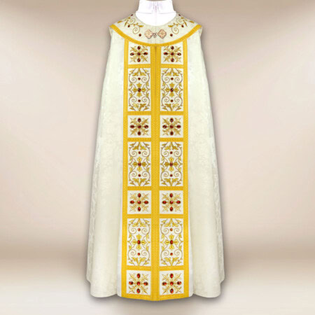 Kapa haftowana "Massimo-Bianco"