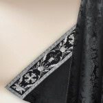 Haftowana kapa liturgiczna w kolorze czarnym