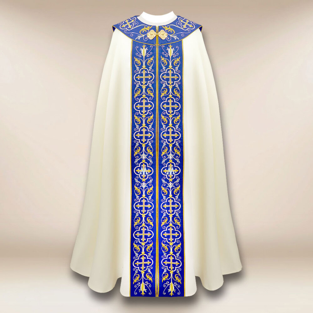 Haftowana kapa liturgiczna maryjna