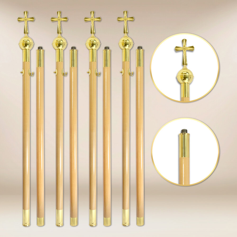 Drzewce do baldachimu procesyjnego skręcane