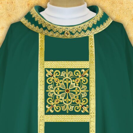 Ornat haftowany "Brillante-Verde"