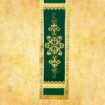 Ornat haftowany "Brillante-Verde"