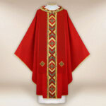 Ornat haftowany “Moderno Carisma” czerwony