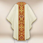 Ornat liturgiczny eucharystyczny haftowany