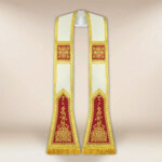 Stuła haftowana rzymska “Brillante-Vino”